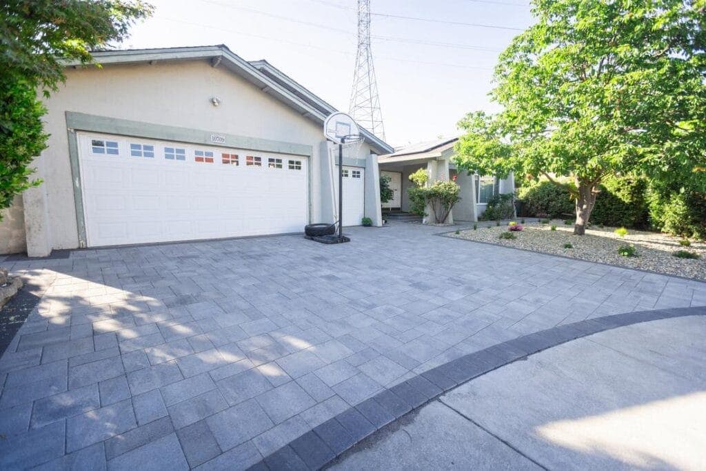 Driveway Pavers in San Jose Driveway paver installation in San Jose